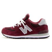 Кроссовки New Balance 996 бордовые с серым 