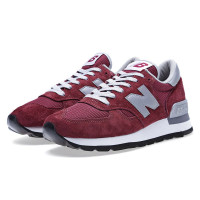 Кроссовки New Balance 996 бордовые с серым 