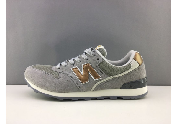 Кроссовки New Balance 996 серые с бронзовым 