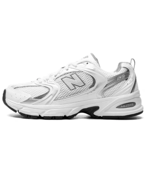 New Balance 530 White Silver Metallic