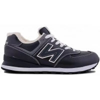 New Balance 574 Dark Blue зимние