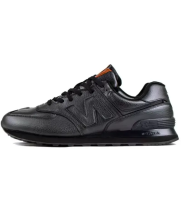 New Balance 574 All Black Leather