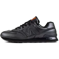 New Balance 574 All Black Leather