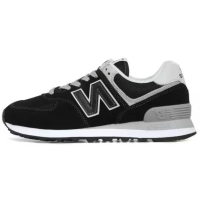 New Balance 574 Black Silver Grey