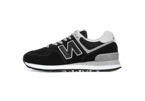 New Balance 574 Black Silver Grey