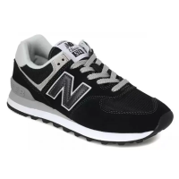 New Balance 574 Black Silver Grey