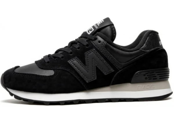 New Balance 574 Glitter Total Black