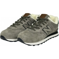 New Balance 574 Sand Grey Black зимние