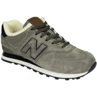 New Balance 574 Sand Grey Black зимние
