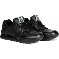 New Balance 574 All Black Leather