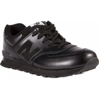 New Balance 574 All Black Leather