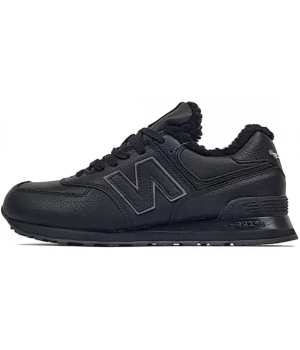 New Balance 574 All Black зимние