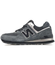 New Balance 574 Grey Black White Graphite