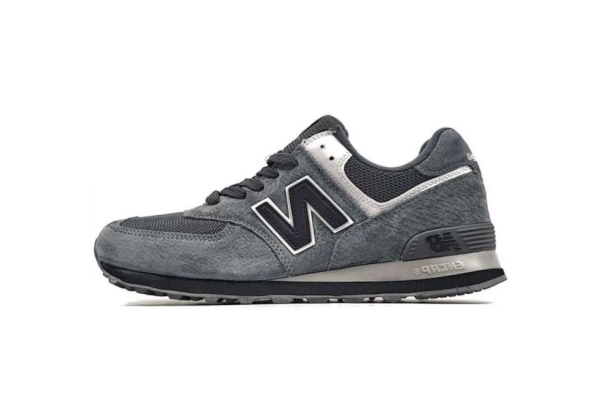 New Balance 574 Grey Black White Graphite