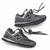 New Balance 574 Grey Black White Graphite