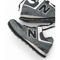 New Balance 574 Grey Black White Graphite