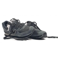 New Balance 574 Grey Black White Graphite