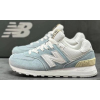 New Balance 574 Light Blue White