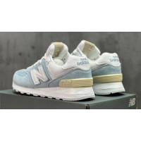 New Balance 574 Light Blue White