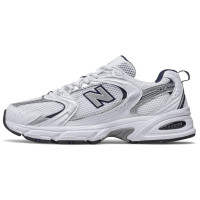 New Balance 530 White Silver Navy