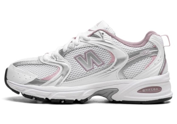 New Balance 530 White Silver Ice Wine