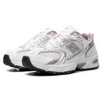 New Balance 530 White Silver Ice Wine