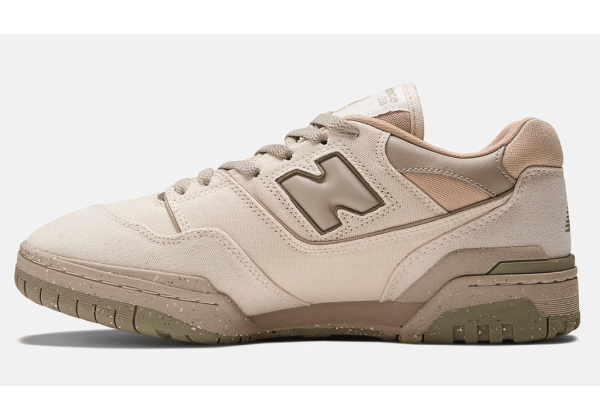 New Balance 550 Cream Canvas