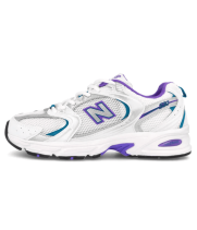 New Balance 530 белые с фиолетовым