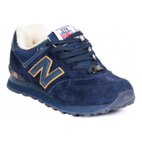 New Balance 574 Blue Gold зимние