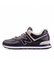 New Balance кроссовки зимние 574 синие