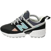 New Balance мужские кроссовки 574 Classic черные с голубым