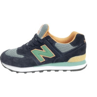 Мужские кроссовки New Balance 574 Classic мужские сине-зеленые