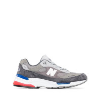 Кроссовки New Balance 992 серые с красным и синим