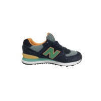 Мужские кроссовки New Balance 574 Classic мужские сине-зеленые