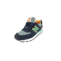 Мужские кроссовки New Balance 574 Classic мужские сине-зеленые