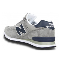 Кроссовки New Balance 574 серые с синим