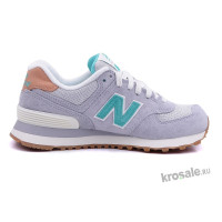 Кроссовки New Balance женские 574 сине-зеленые