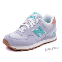 Кроссовки New Balance женские 574 сине-зеленые