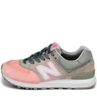 Кроссовки New Balance 574 пудра с серым 