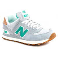 New Balance 574 Grey Mint Brown