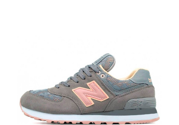 Кроссовки New Balance женские 574 серо-голубые