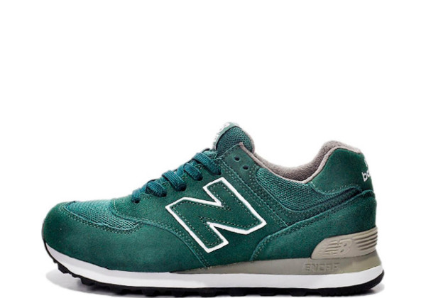 Кроссовки New Balance (Нью Баланс) 574 зеленые