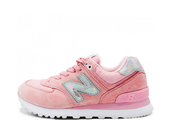 Кроссовки женские New Balance 574 Shattered Pearl розовые