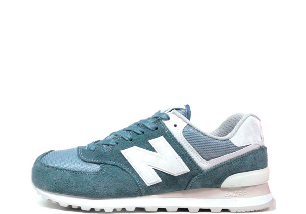 Мужские кроссовки New Balance 574 Azure белые