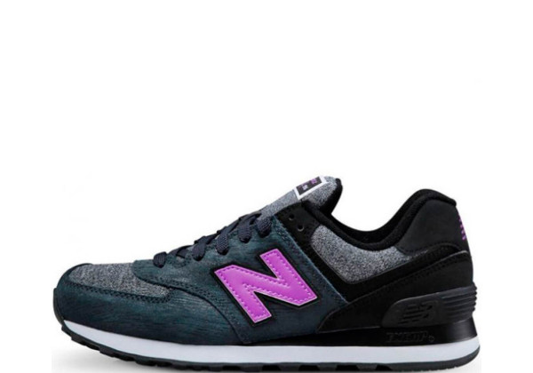 Кроссовки женские New Balance 574 Sharp Grey (Lilac)