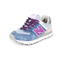 New Balance женские кроссовки 574 сине-голубые