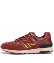 Кроссовки New Balance 1400 кожаные бордовые