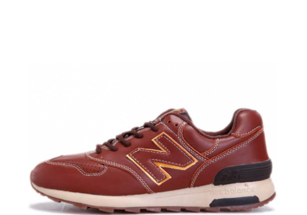 Кроссовки New Balance 1400 кожаные бордовые