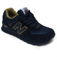 Кроссовки мужские New Balance 574 Dark Blue (Brown)