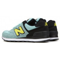 Кроссовки New Balance женские 574 мятные с черным 